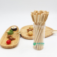 Eco friendly Factory Wholesale Bamboo Flat Skewer BBQ Skewer For Outdoor Picnic Using